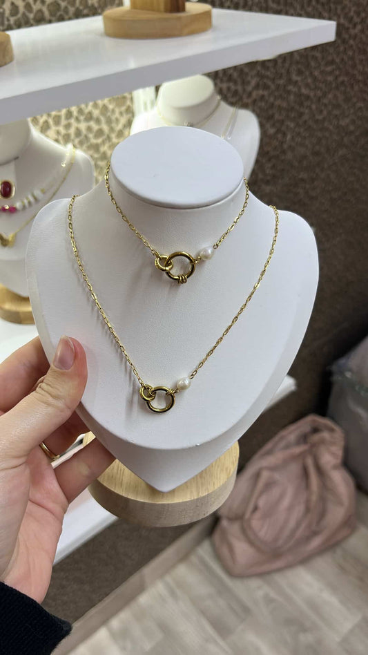 Collier Élégant à Perle Dorée ✨