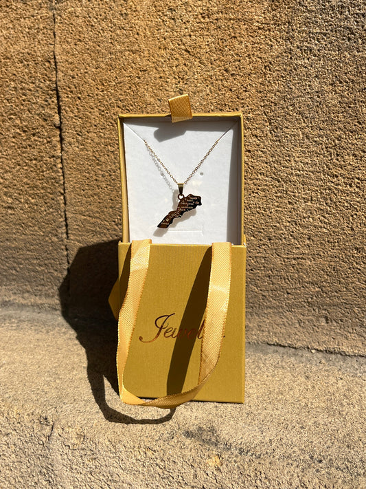 Collier Carte du Maroc – Édition Signature