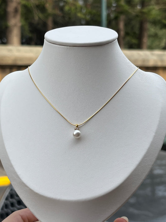 Collier Perle Élégance – Doré