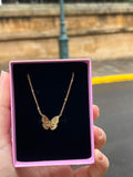 Collier Papillon Doré – Élégance & Féminité
